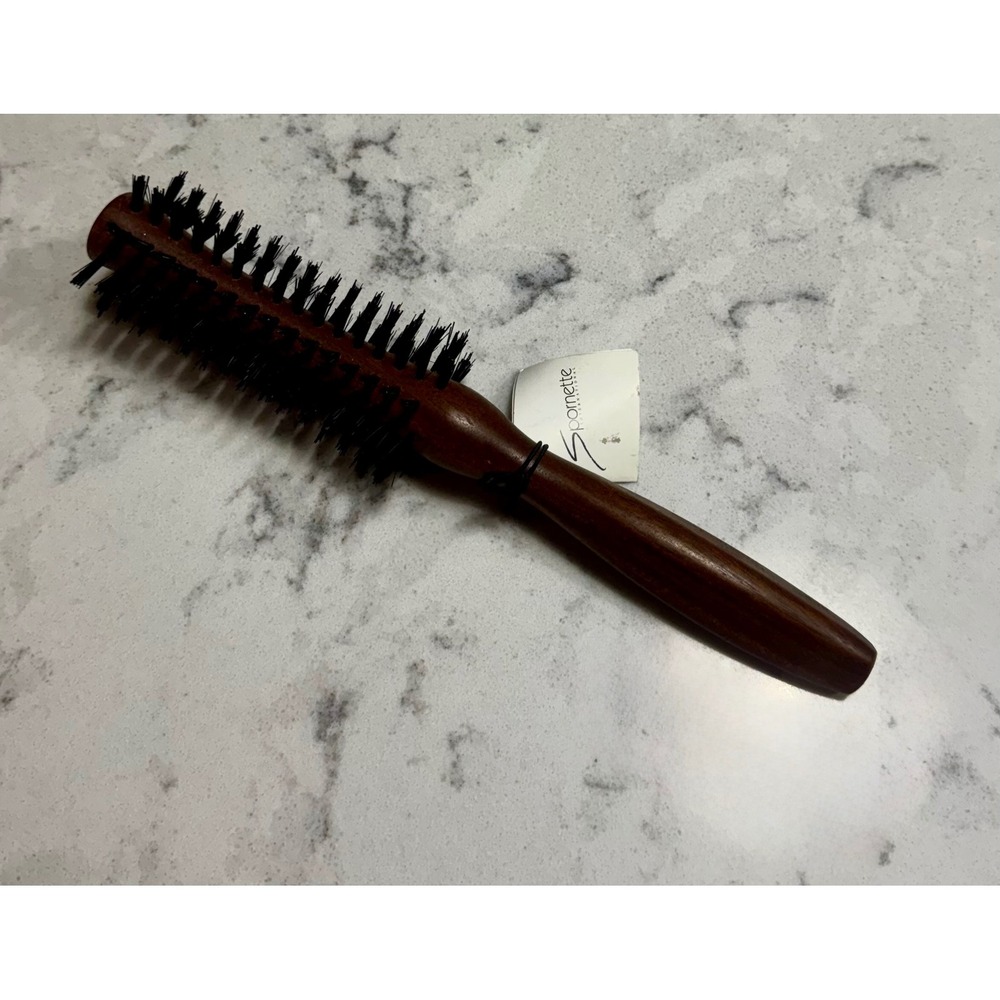 Spornette DeVille Round Boar Bristle Hair Brush (#806) NEW With Tags